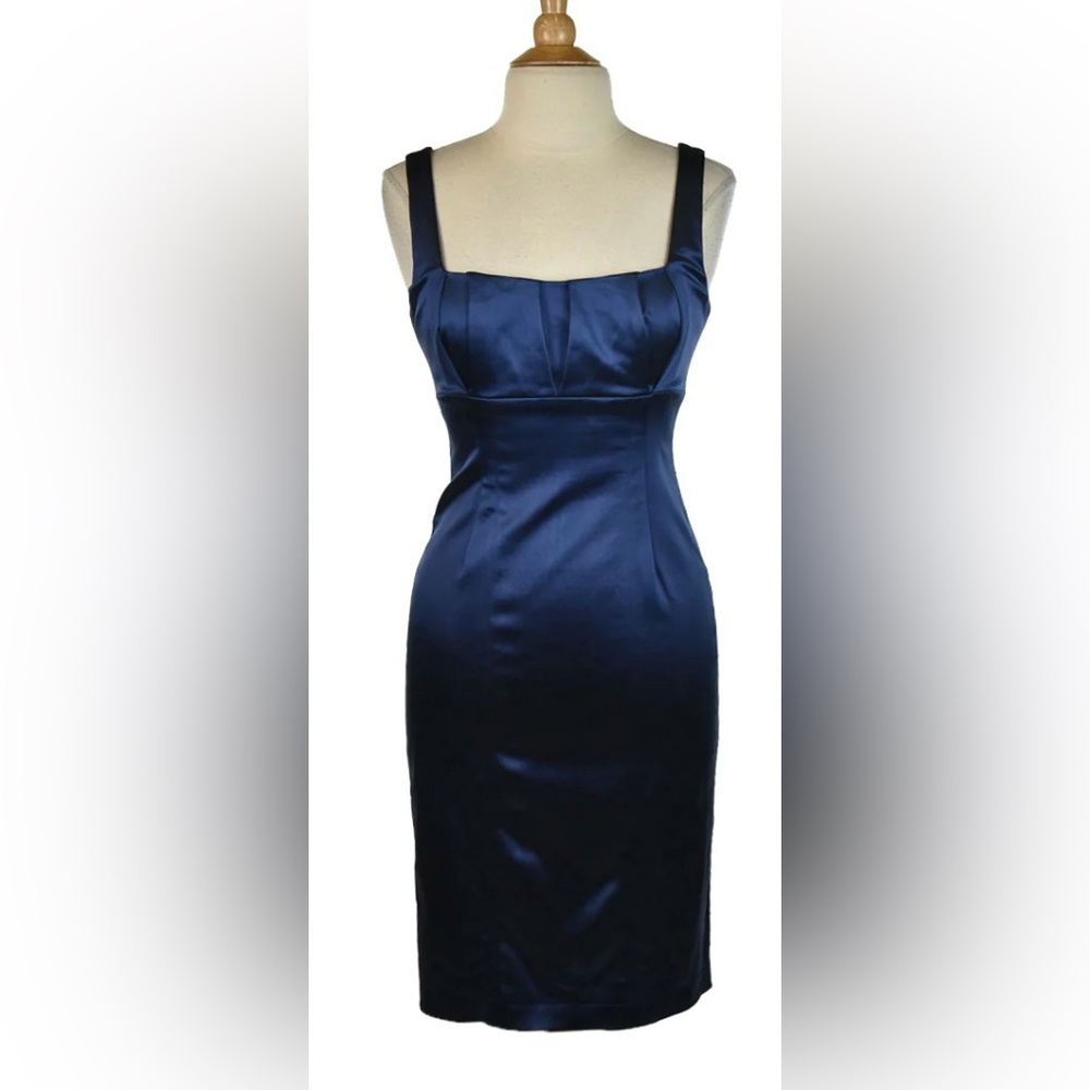 Calvin Klein Navy Blue Cocktail Dress Size 6